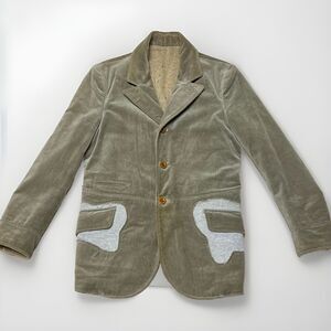 MIHARA YASUHIRO Jersey Panel Velvet Blazer Men’s S Rare MMY Japan Maison